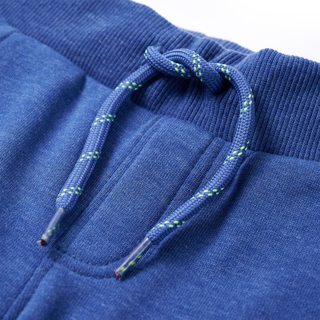 Kinder-Trainingshose Blau Melange 140