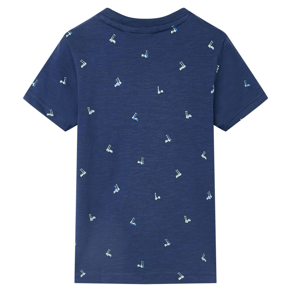 Kinder-T-Shirt Dunkelblau 104