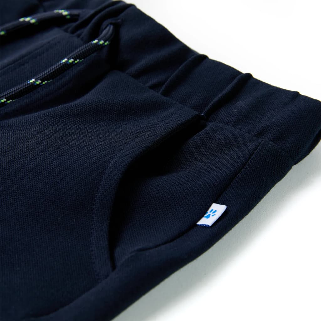 Kindershorts mit Kordelzug Marineblau 128