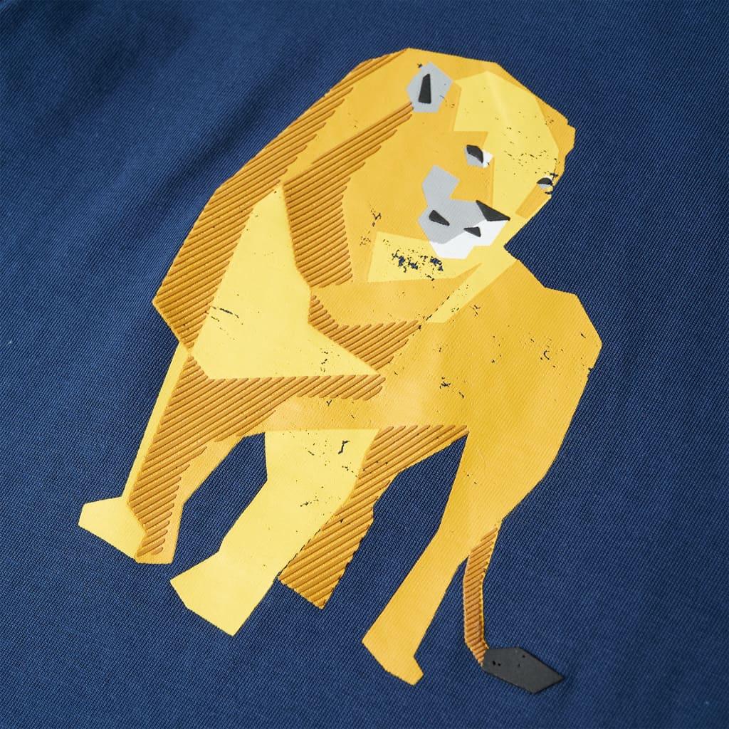 Kinder-T-Shirt Dunkelblau 104
