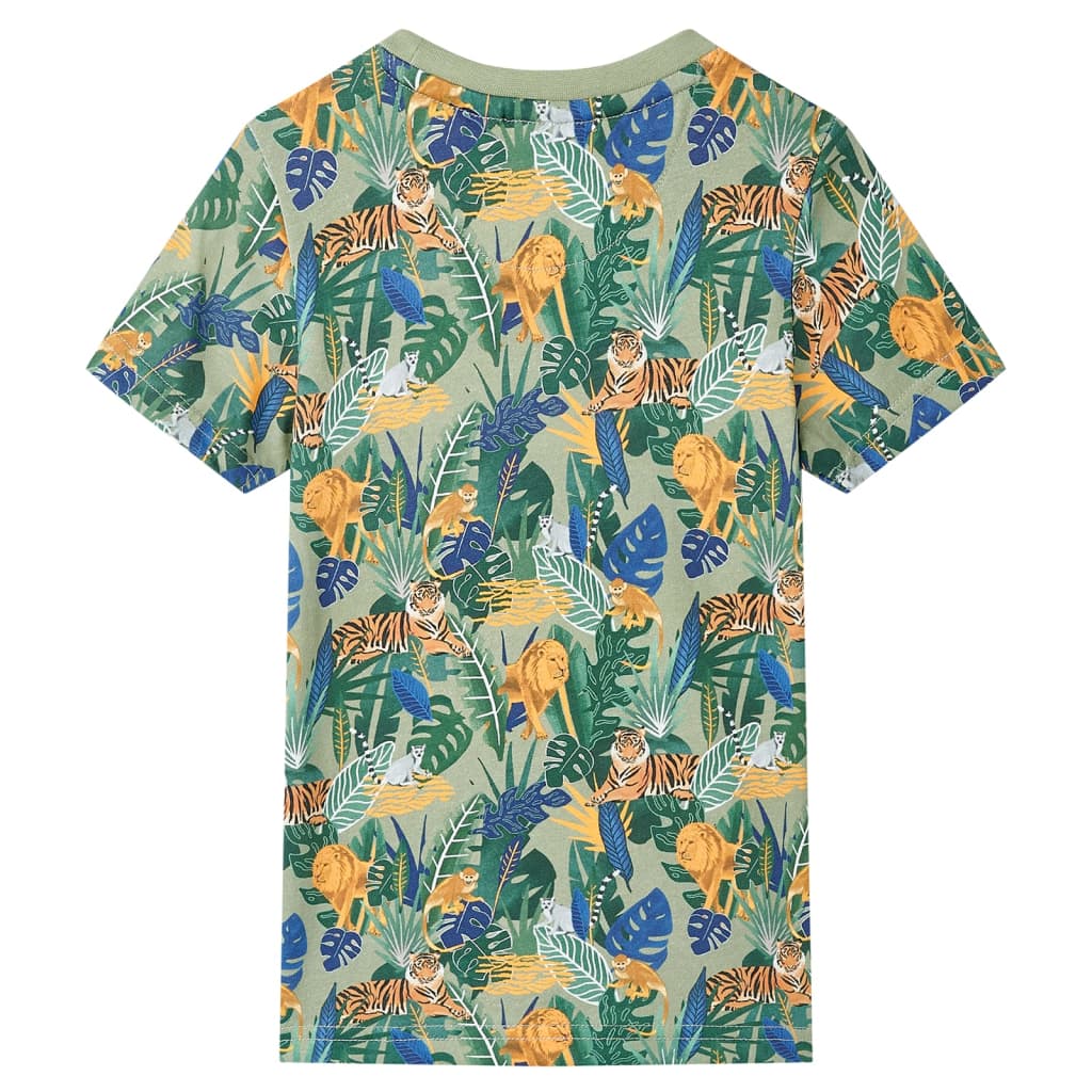 Kinder-Kurzarmshirt Mehrfarbig 92