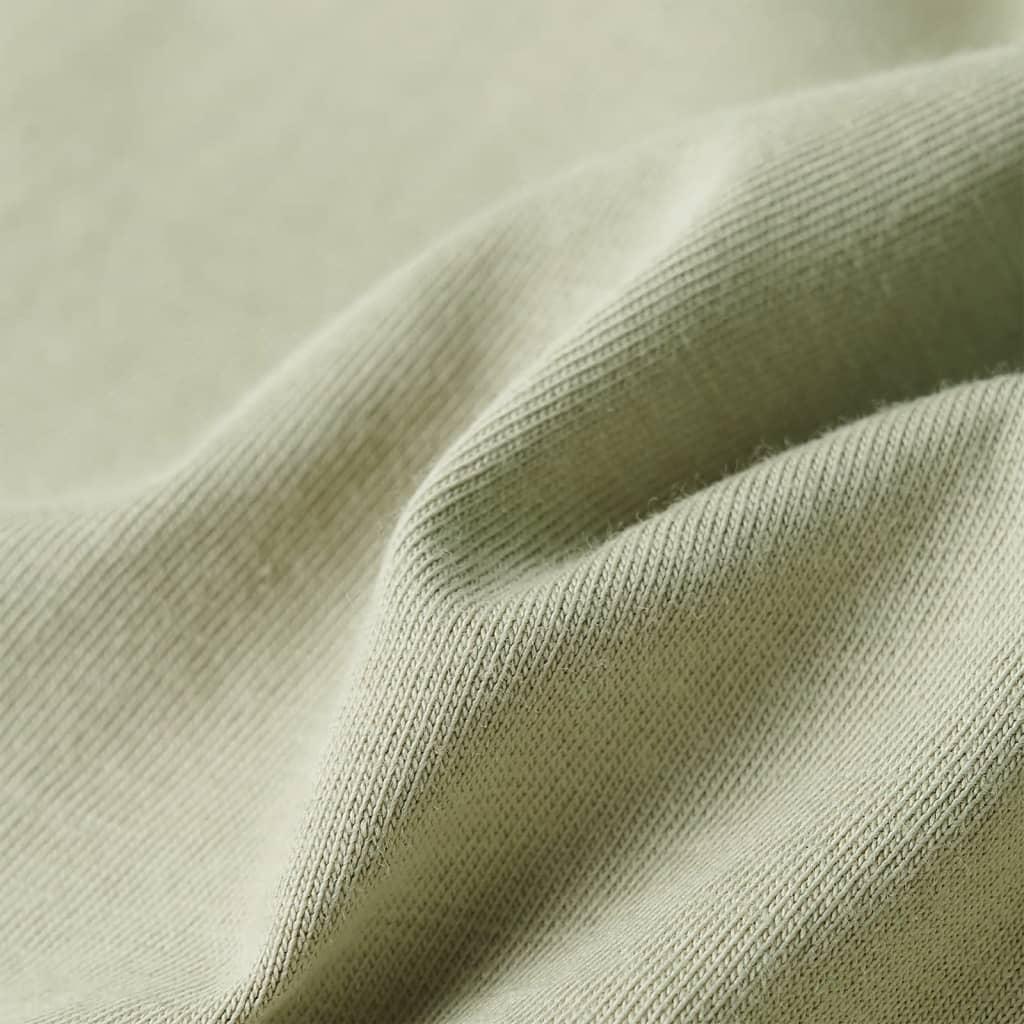 Kinder-Kurzarmshirt Hellkhaki 140