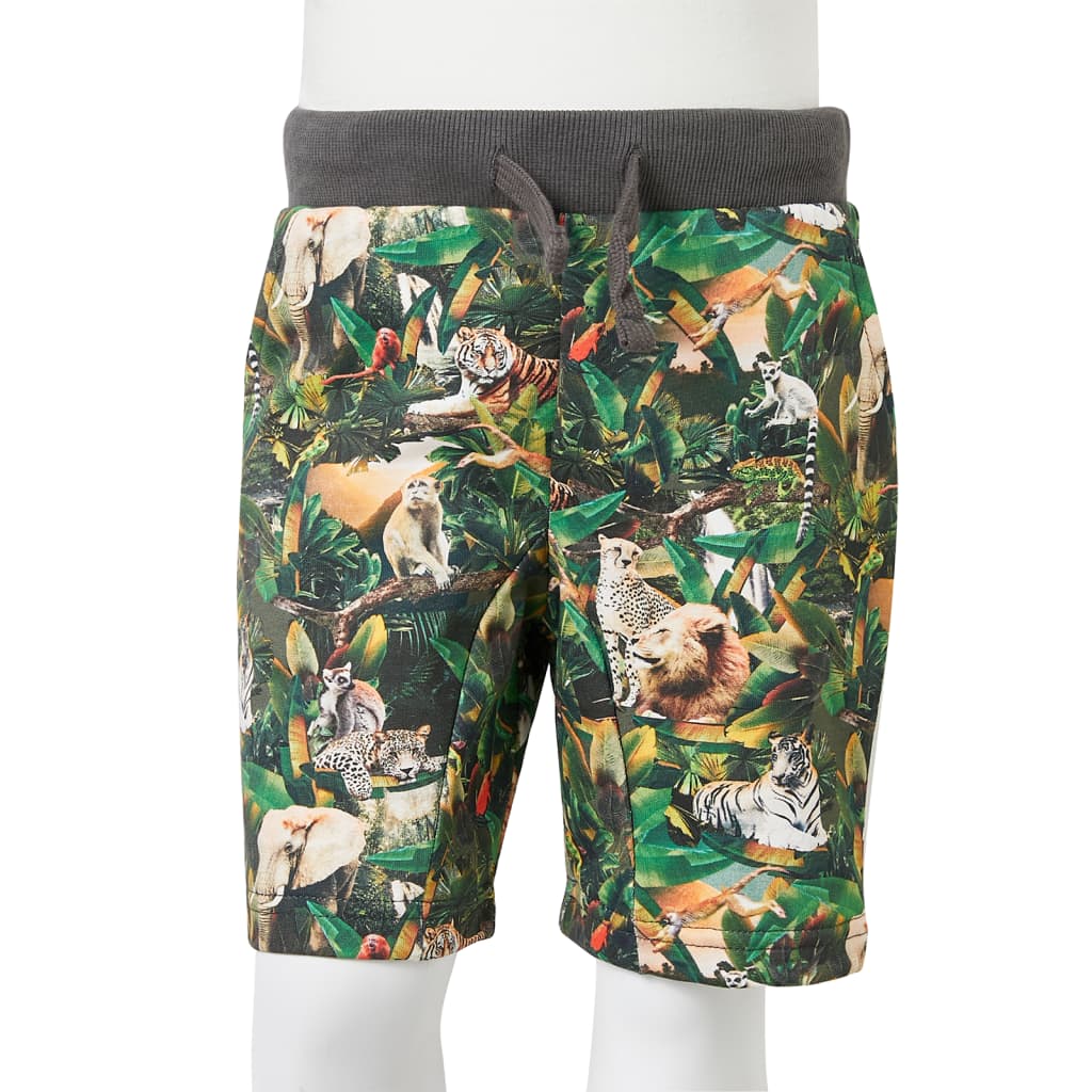 Kindershorts mit Kordelzug Petrolblau 128