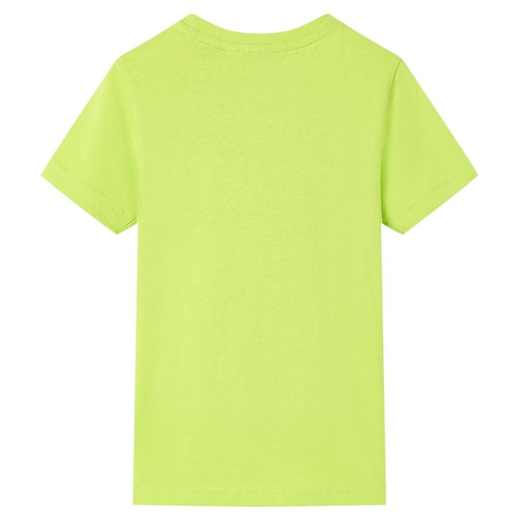Kinder-T-Shirt Limette 128