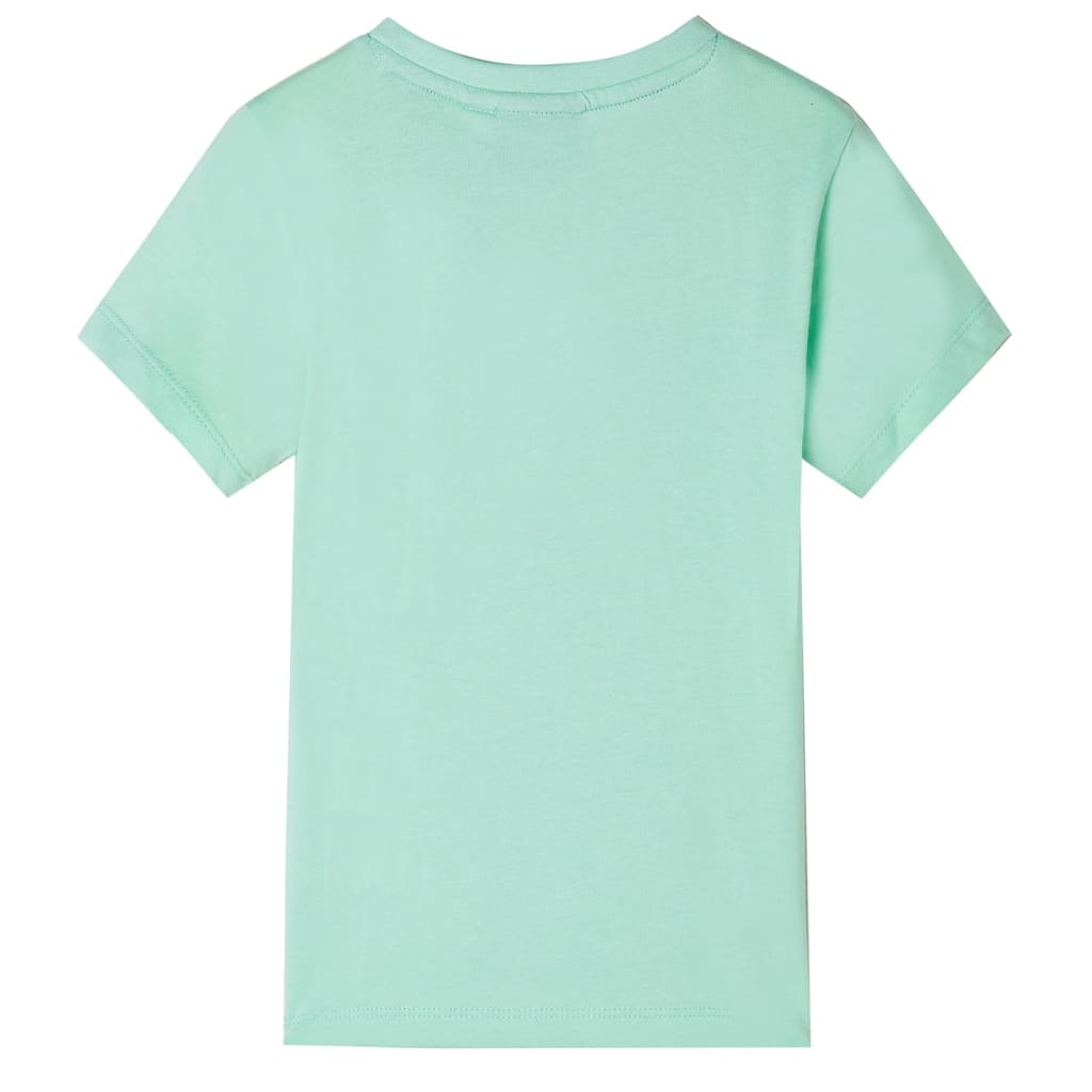 Kinder-Kurzarmshirt Hellgrün 92