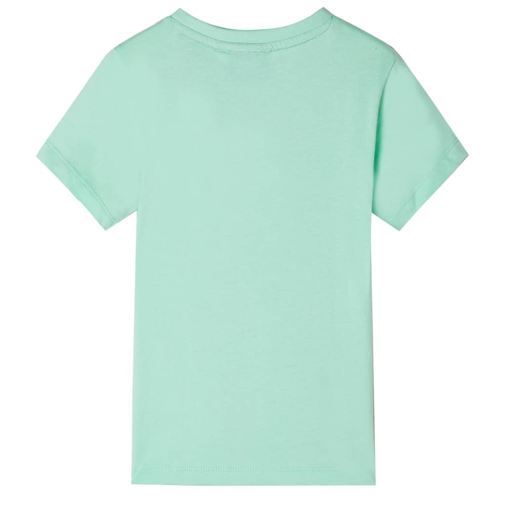 Kinder-Kurzarmshirt Hellgrün 116