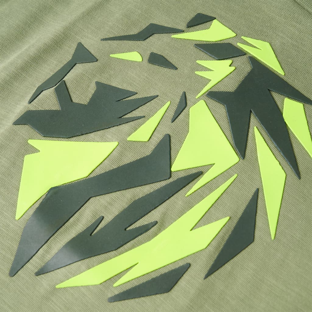 Kinder-T-Shirt Helles Khaki 92