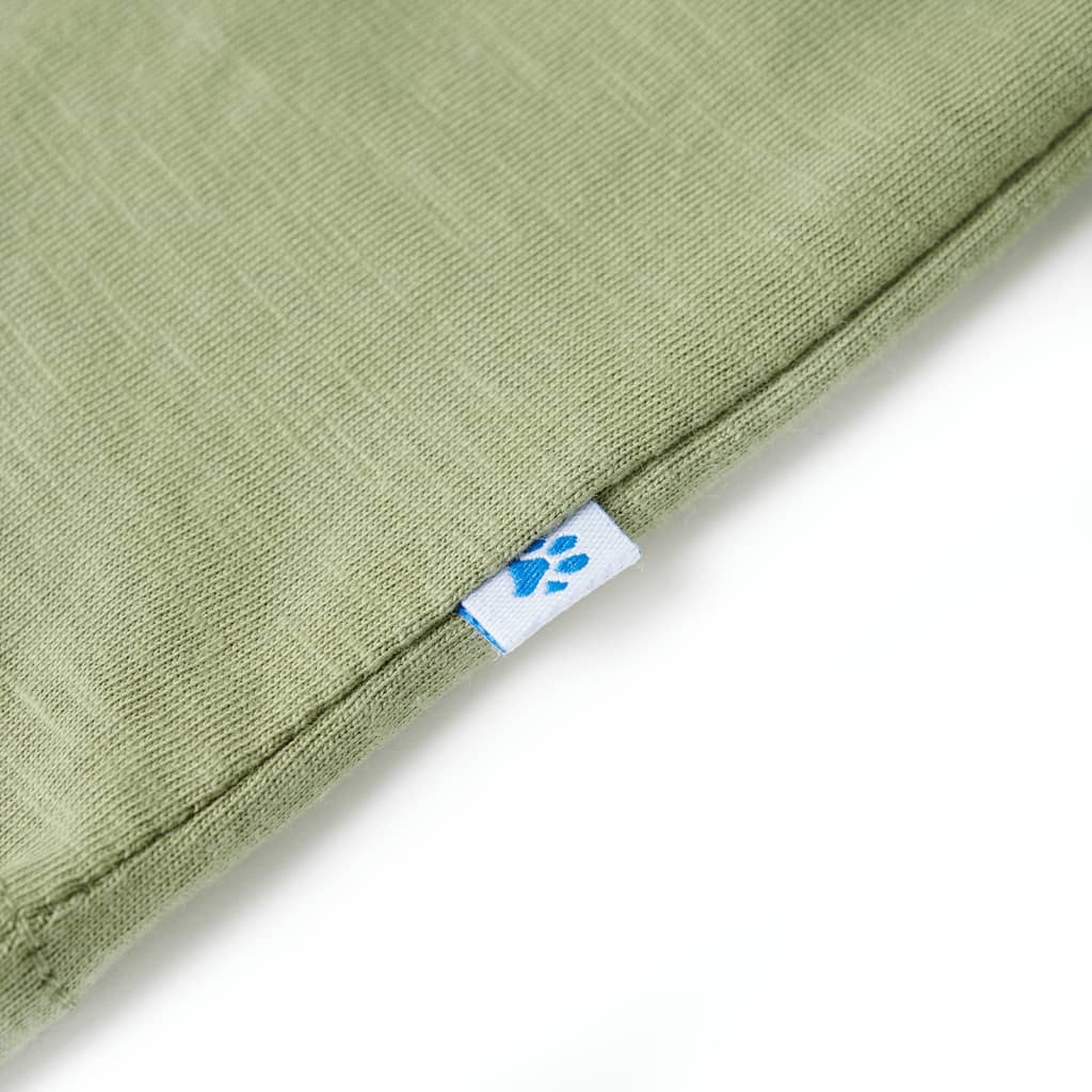 Kinder-T-Shirt Helles Khaki 116