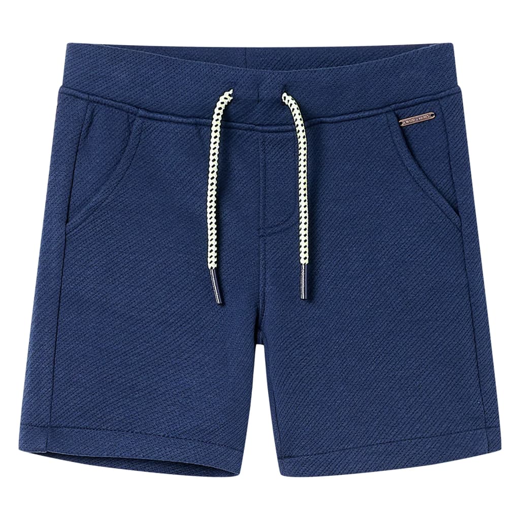 Kindershorts mit Kordelzug Dunkelblau 128