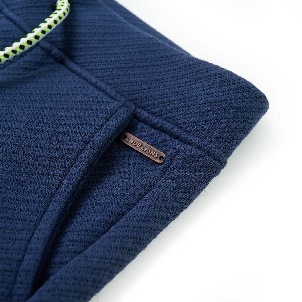 Kindershorts mit Kordelzug Dunkelblau 128