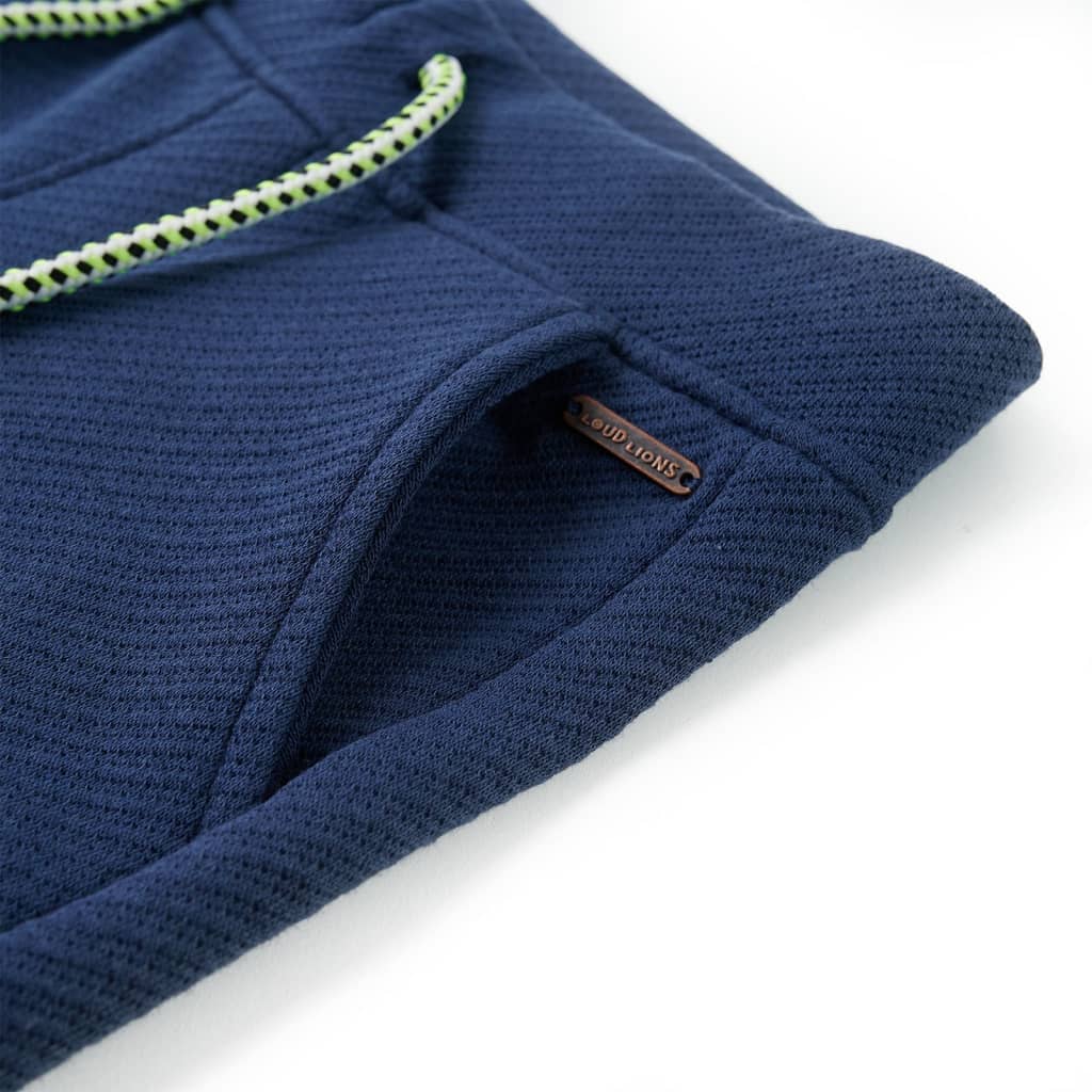 Kindershorts mit Kordelzug Dunkelblau 128