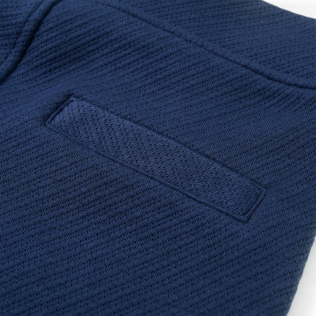 Kindershorts mit Kordelzug Dunkelblau 128