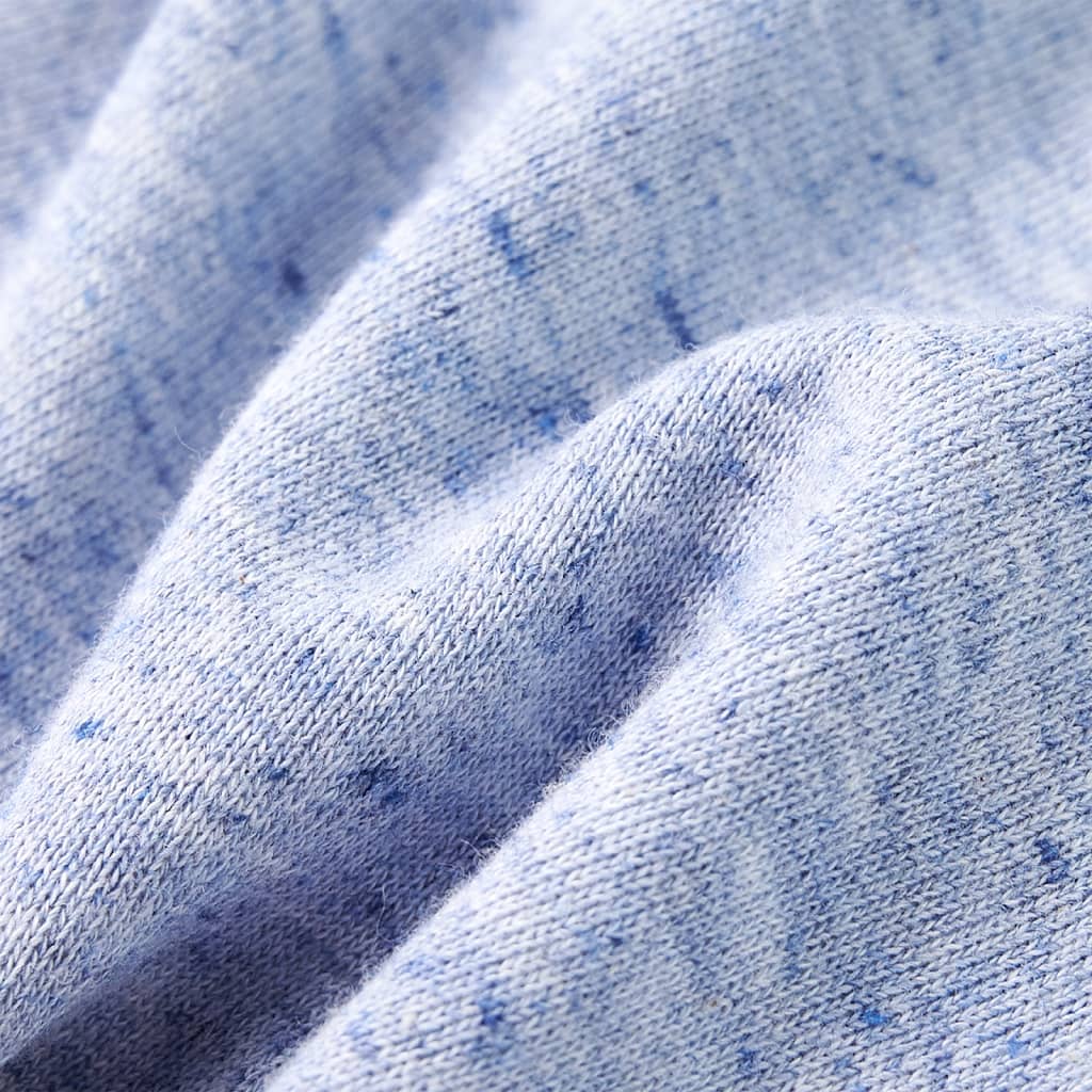 Kindershorts mit Kordelzug Blau Melange 140