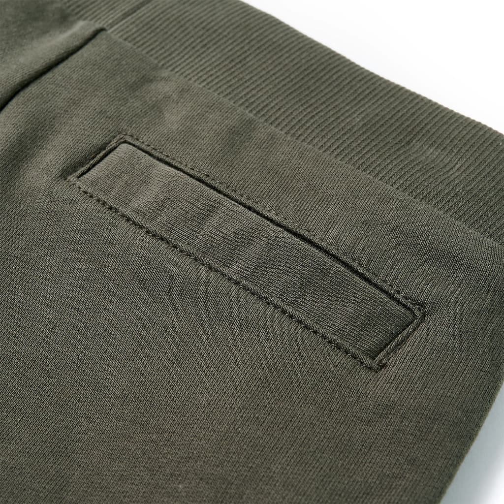 Kindershorts mit Kordelzug Dunkles Khaki 116