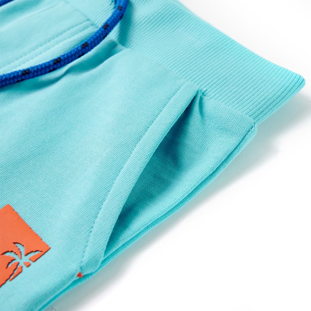 Kindershorts mit Kordelzug Aquablau 128