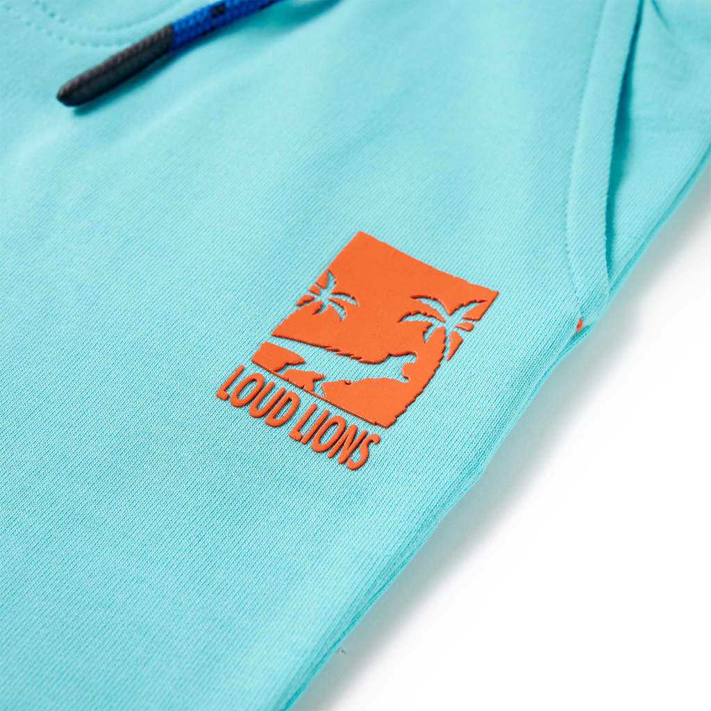 Kindershorts mit Kordelzug Aquablau 140