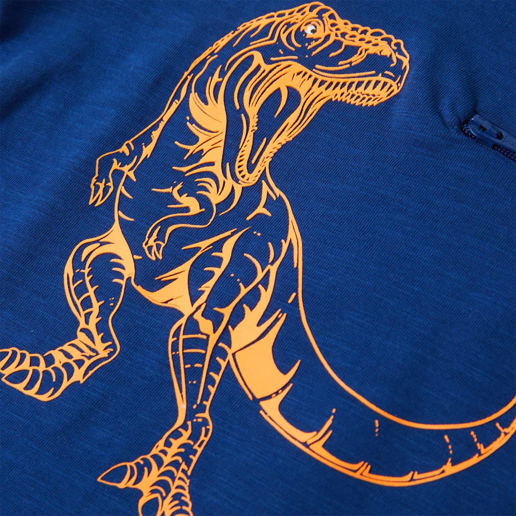 Kinder-Kurzarmshirt Dunkelblau 116