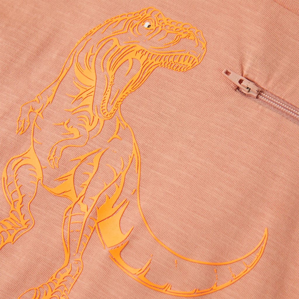 Kinder-Kurzarmshirt Hellorange 92