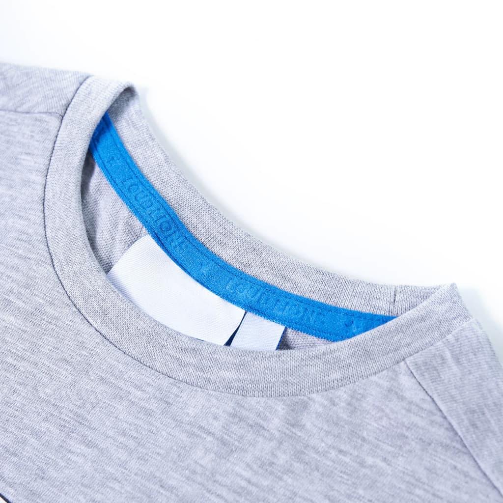Kinder-T-Shirt Grau 104