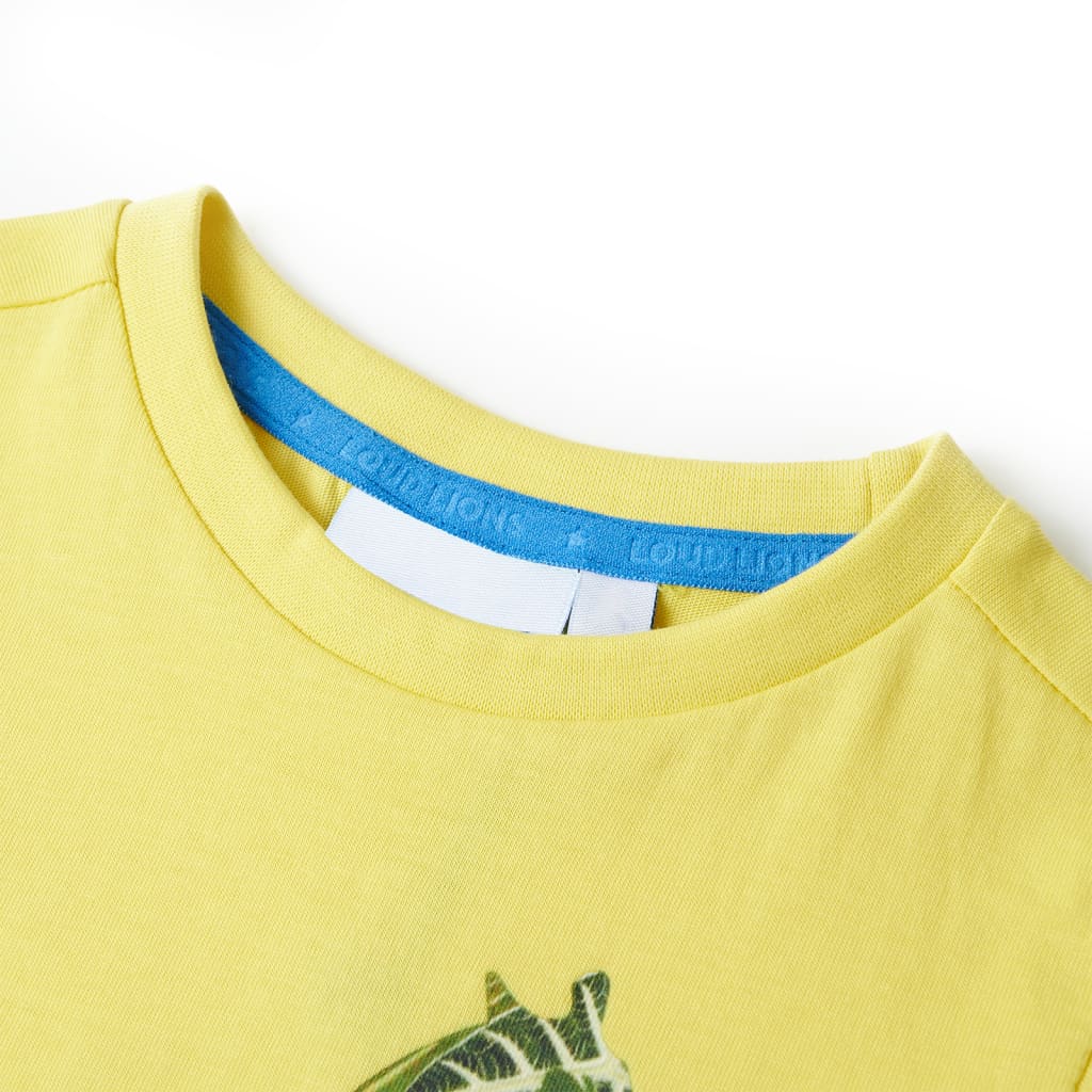 Kinder-T-Shirt Gelb 104