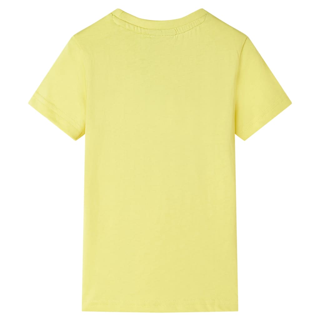 Kinder-T-Shirt Gelb 140