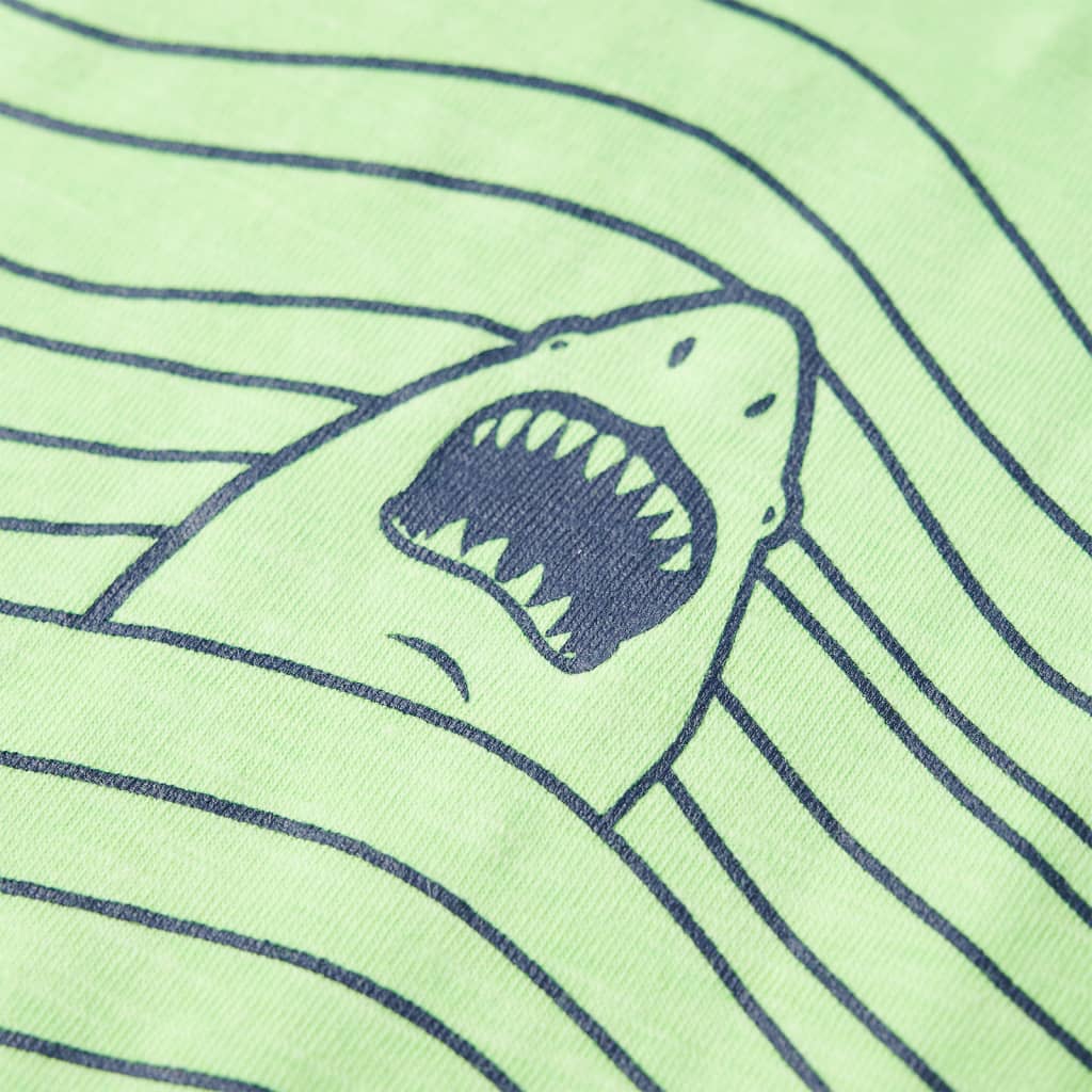 Kinder-T-Shirt Neongrün 104