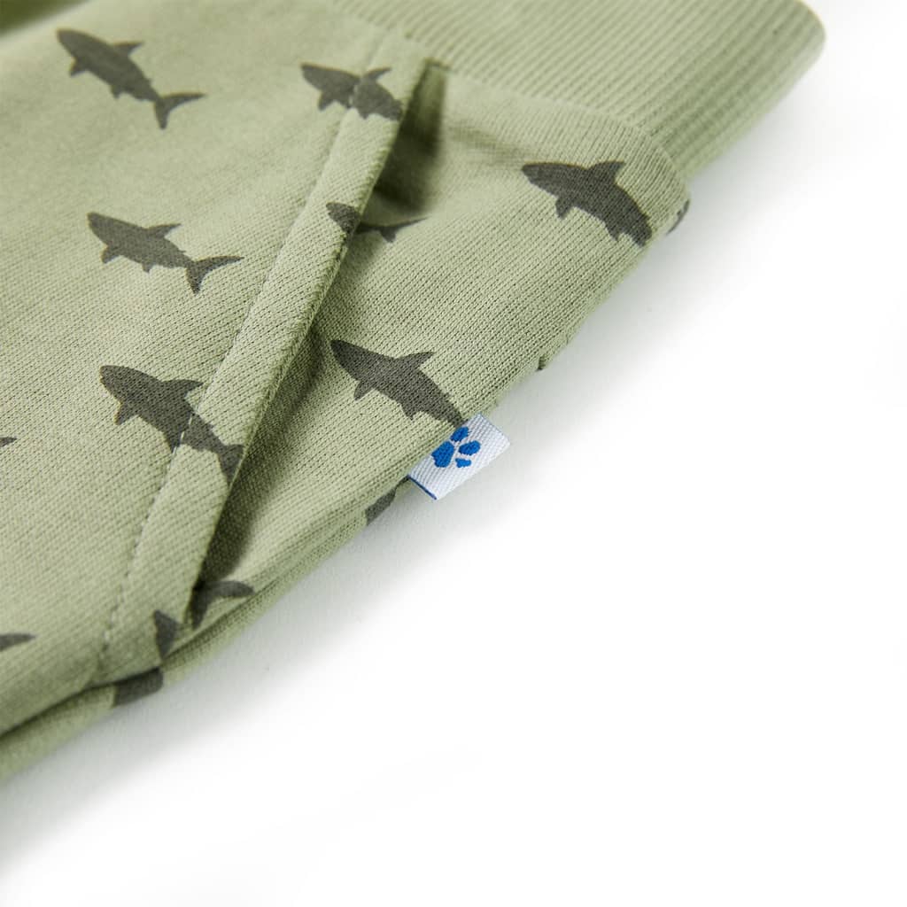 Kindershorts mit Kordelzug Helles Khaki 140