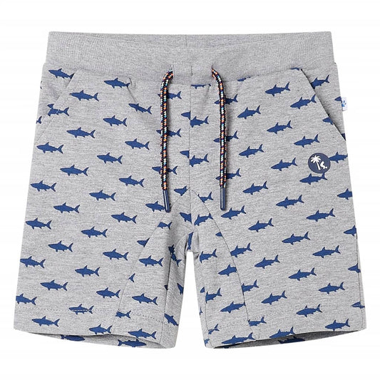 Kindershorts mit Kordelzug Hellkhaki Melange 104