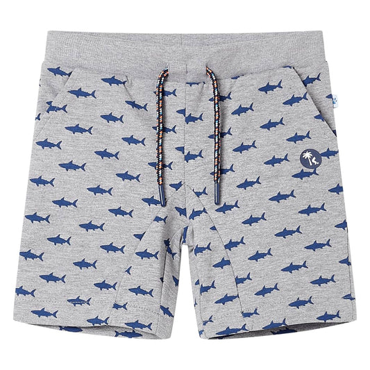 Kindershorts mit Kordelzug Hellkhaki Melange 140