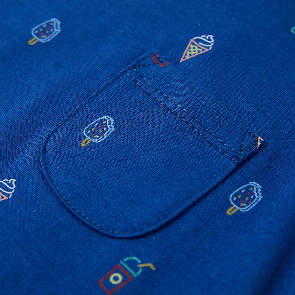 Kinder-Tanktop Dunkelblau 128