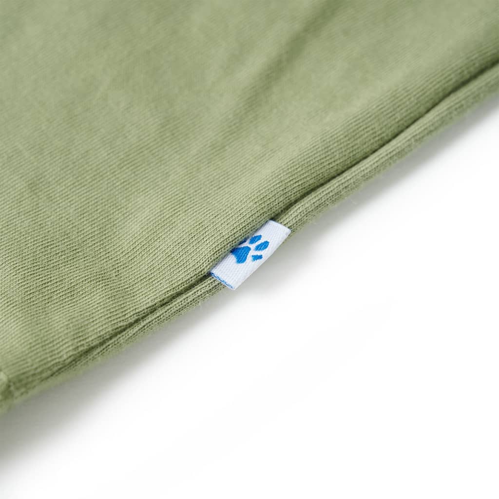 Kinder-T-Shirt Helles Khaki 140