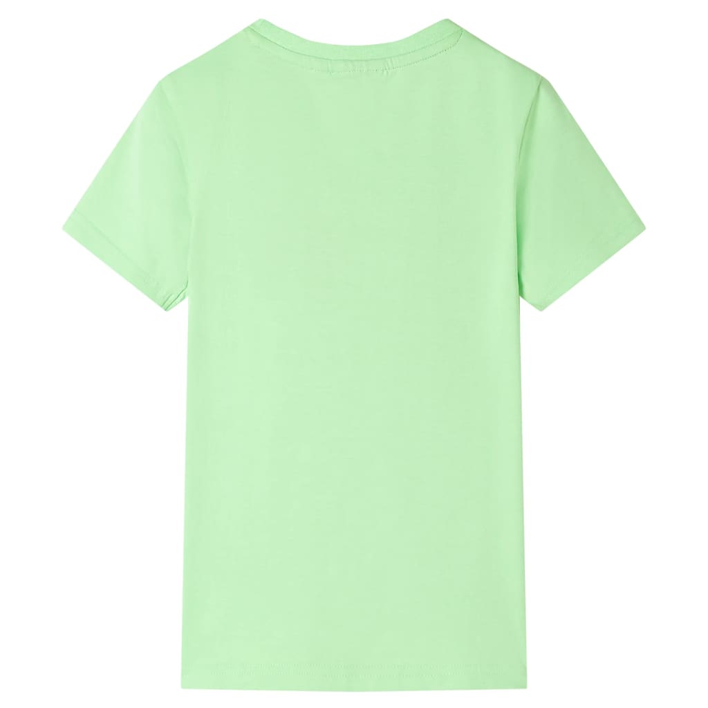 Kinder T-Shirt Neongrün 92