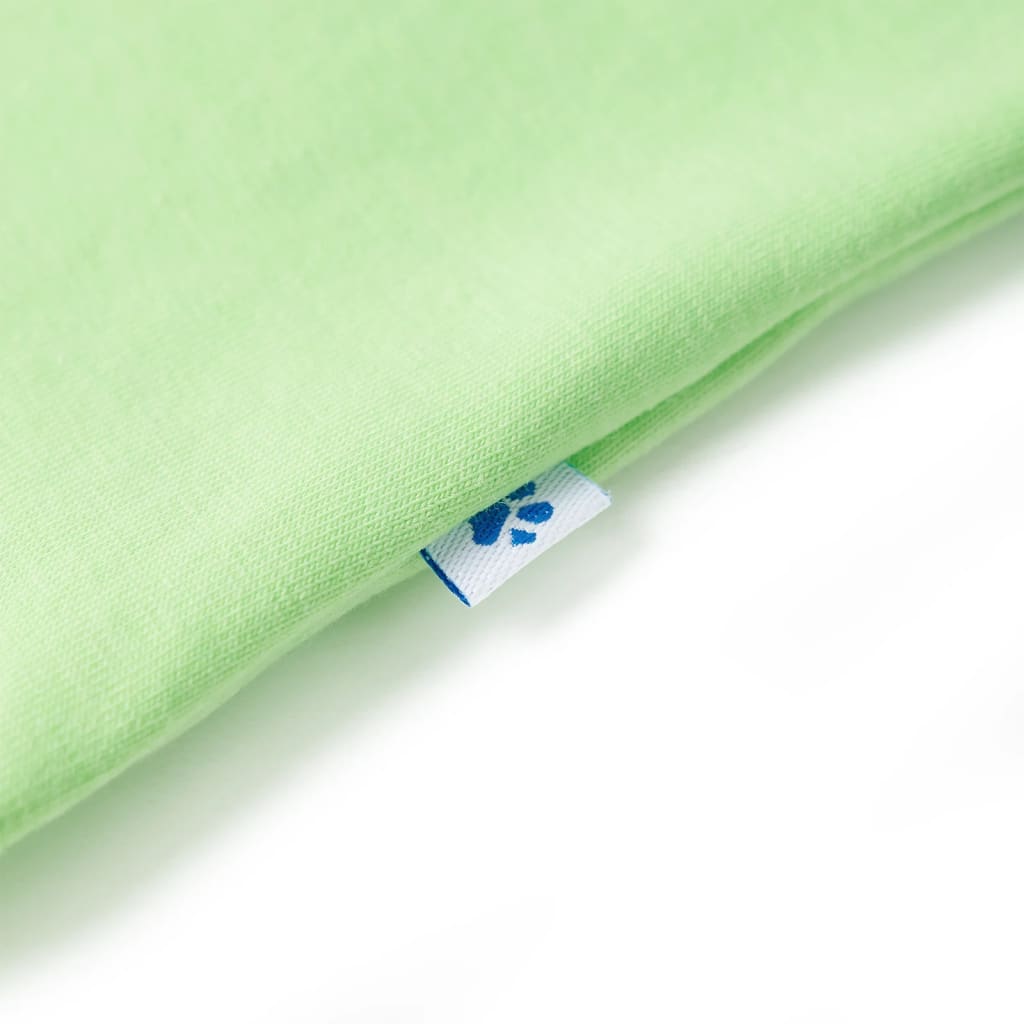 Kinder T-Shirt Neongrün 92