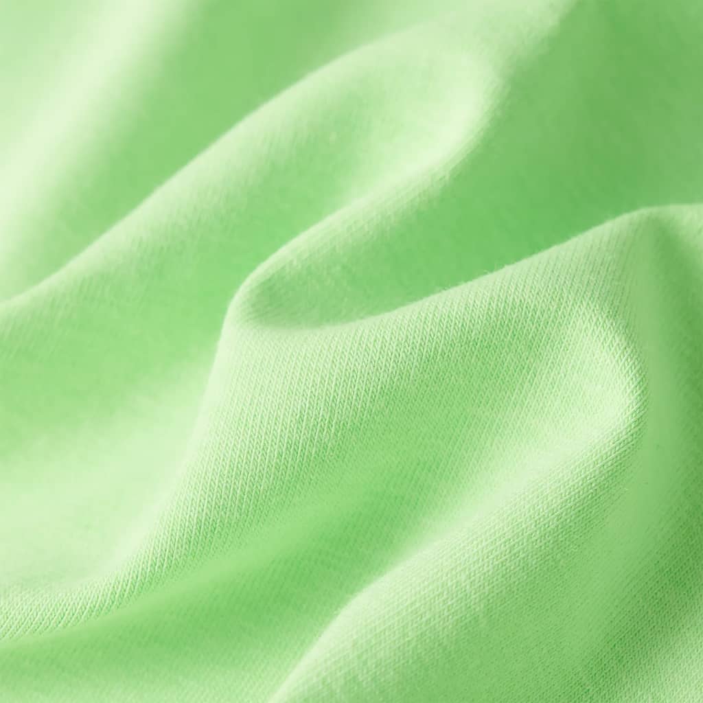 Kinder T-Shirt Neongrün 92