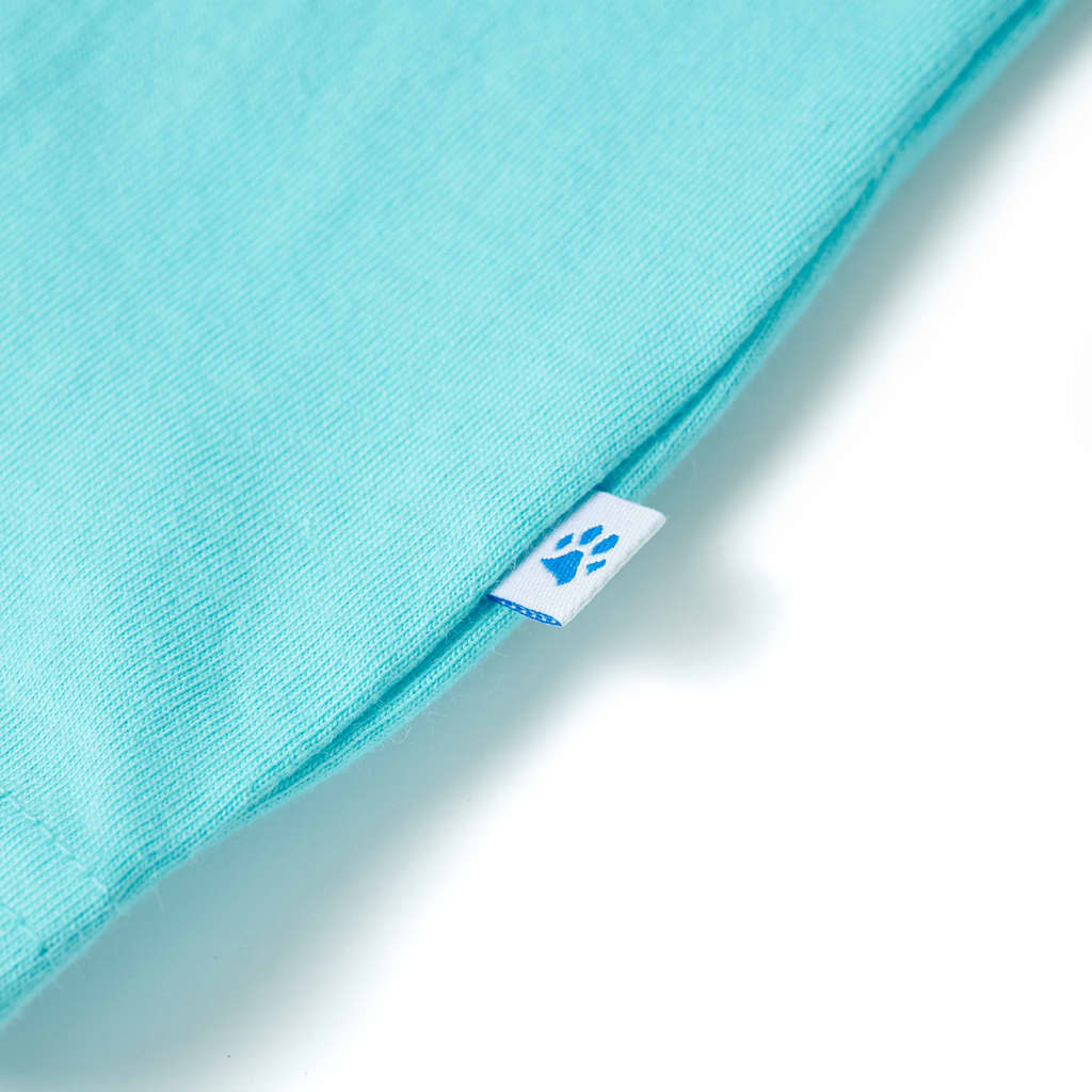 Kinder-T-Shirt Aquablau 92