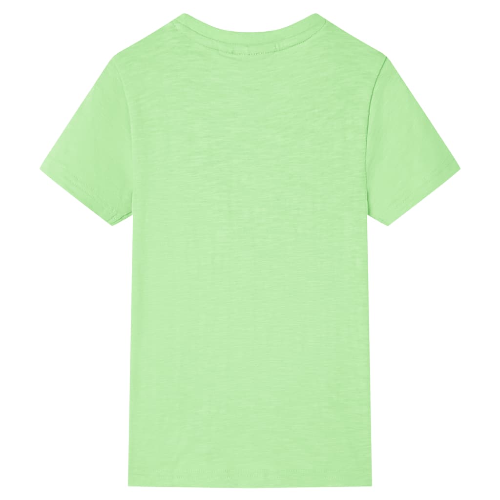 Kinder-T-Shirt Neongrün 92