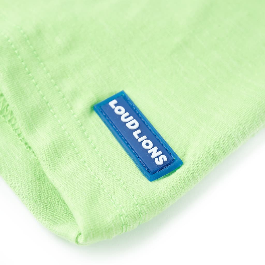 Kinder-T-Shirt Neongrün 92