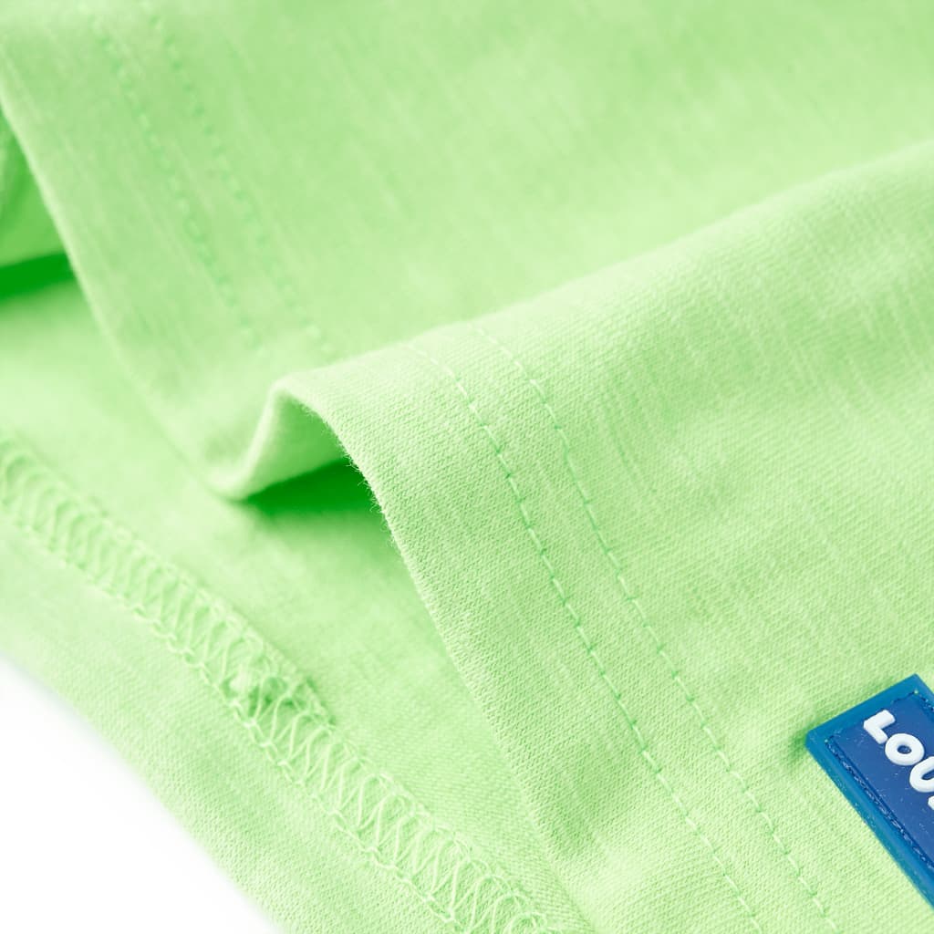 Kinder-T-Shirt Neongrün 92