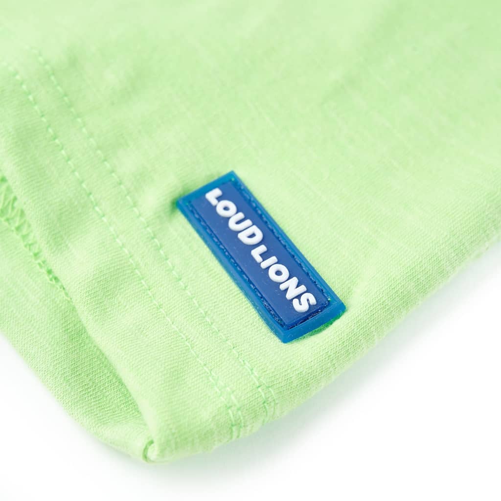 Kinder-T-Shirt Neongrün 116