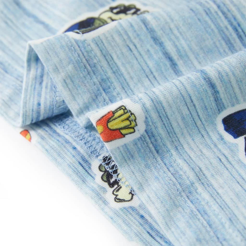 Kinder-T-Shirt Blaumischung 116