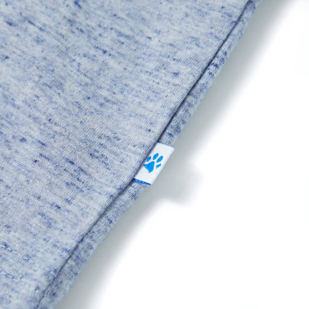 Kinder-Tanktop Blau Melange 104