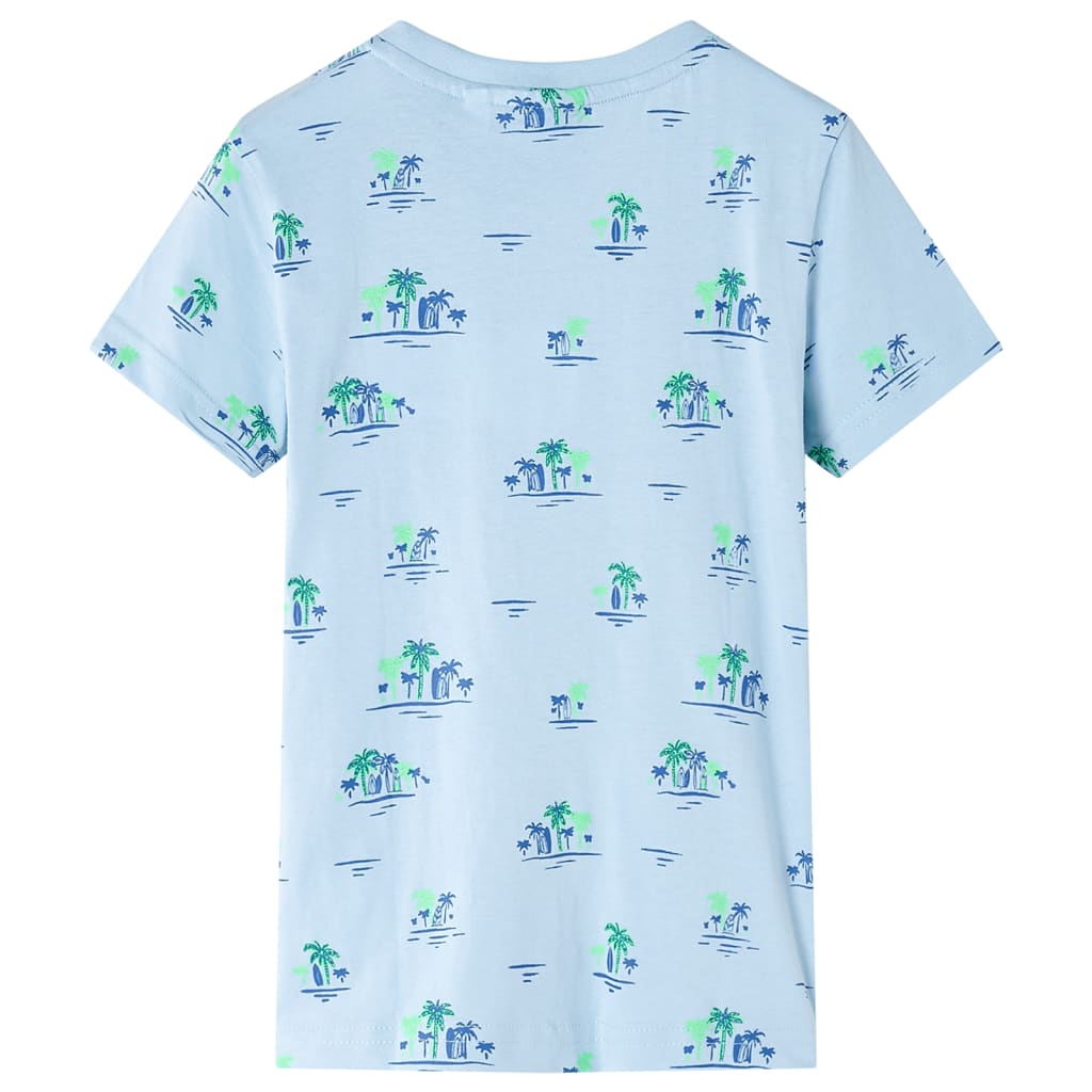 Kinder-T-Shirt Hellblau 92