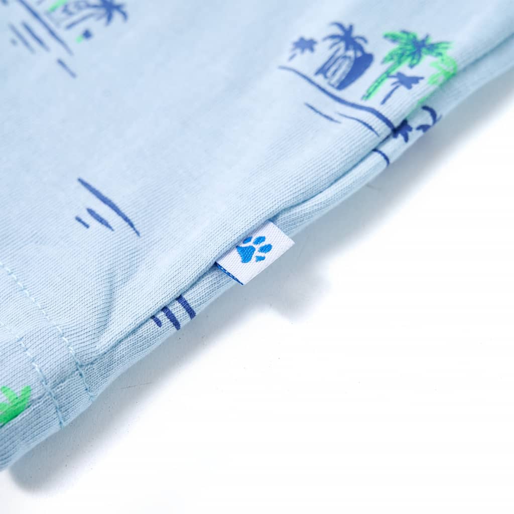 Kinder-T-Shirt Hellblau 104