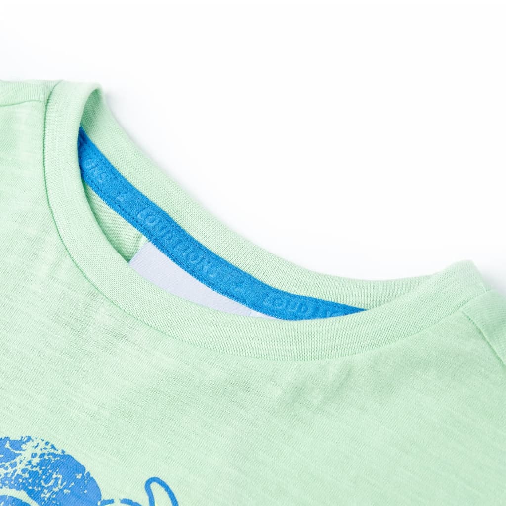 Kinder-T-Shirt Hellgrün 104