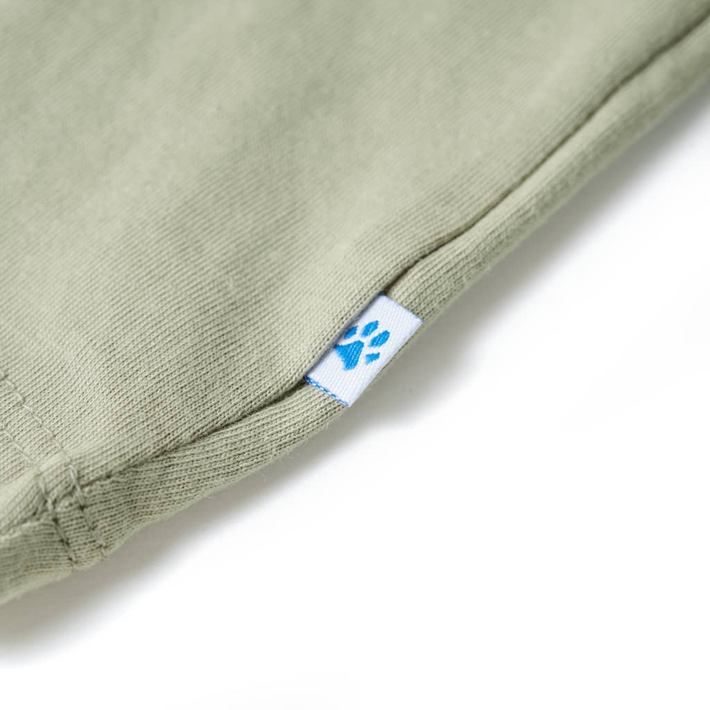 Kinder-T-Shirt Helles Khaki 92