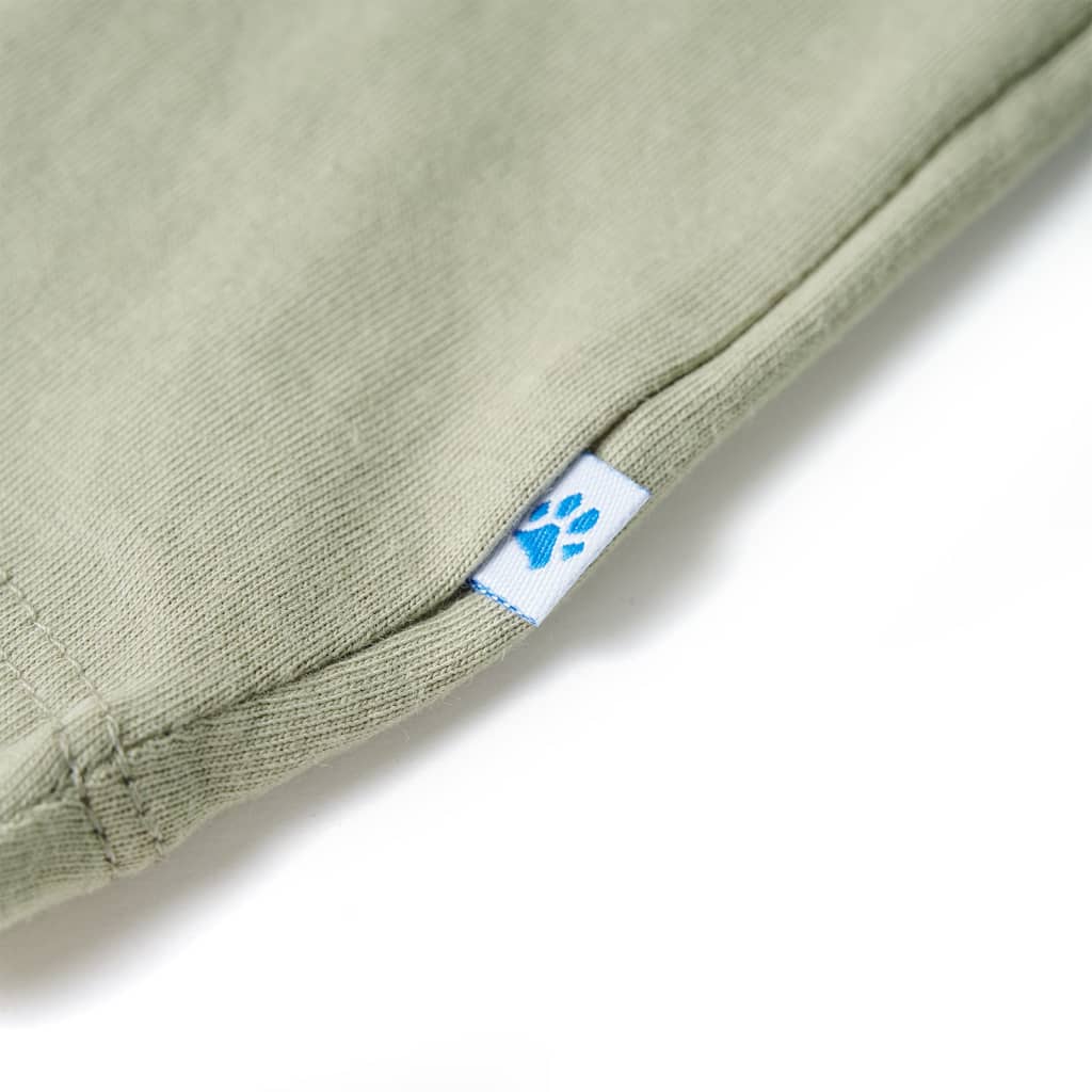Kinder-T-Shirt Helles Khaki 104