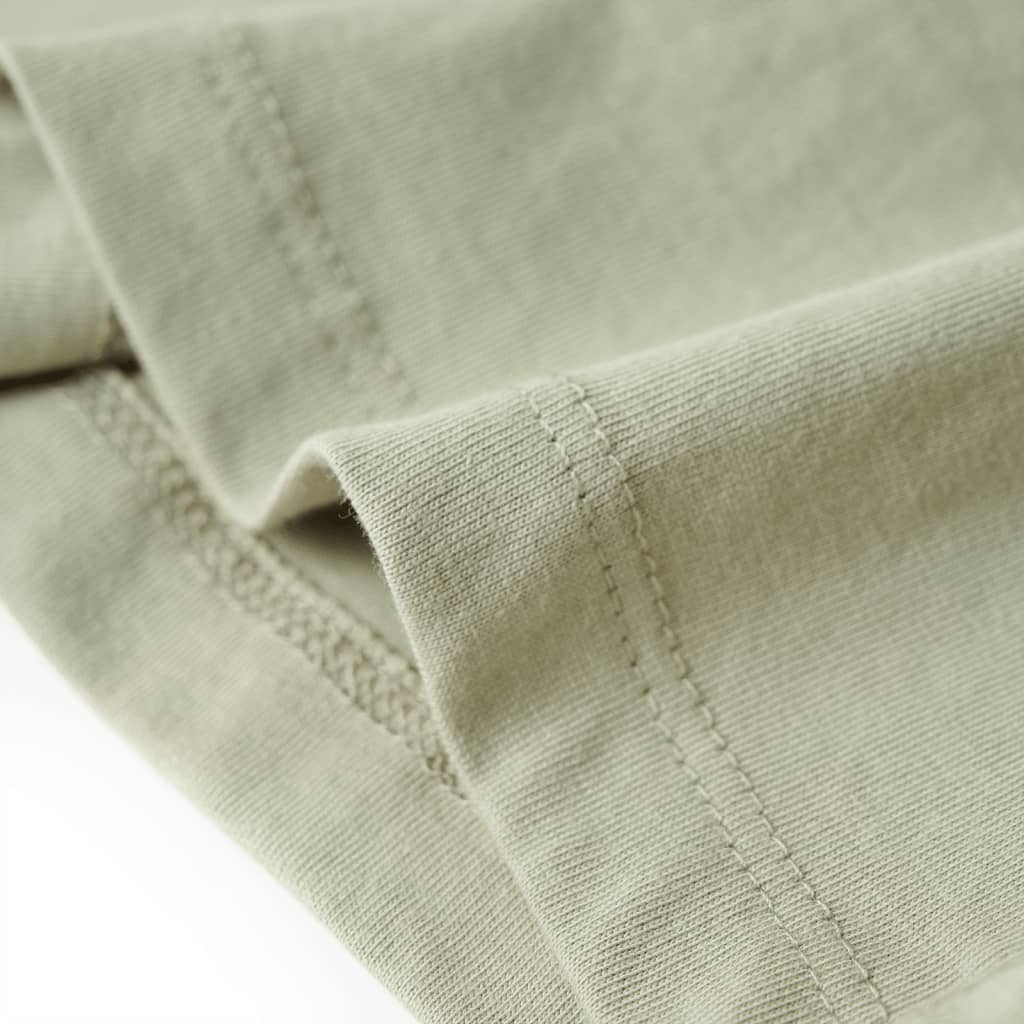 Kinder-T-Shirt Helles Khaki 104