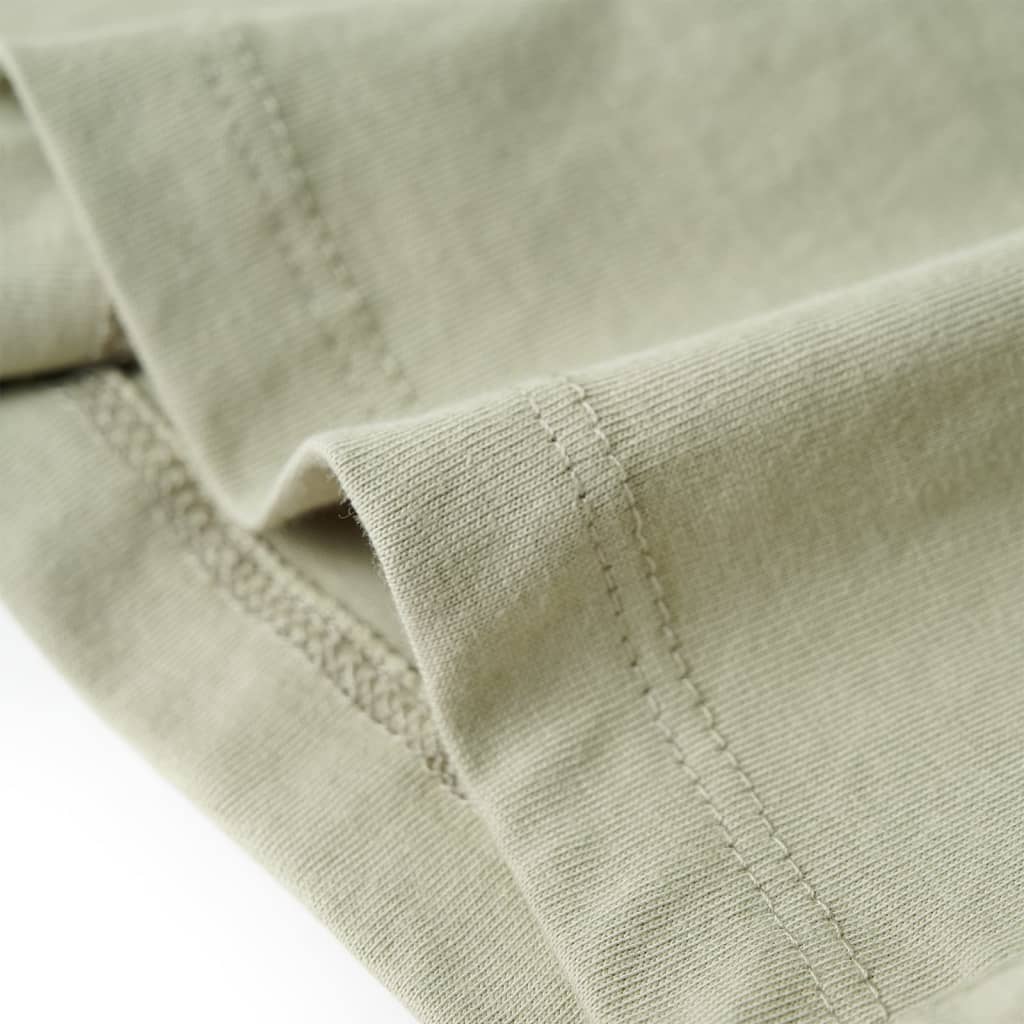 Kinder-T-Shirt Helles Khaki 128