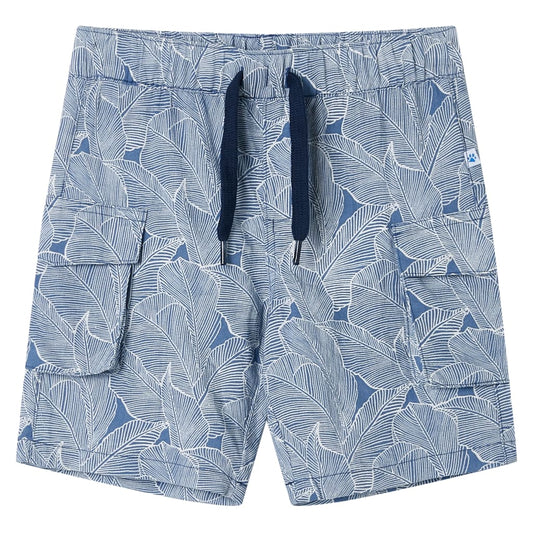 Kindershorts mit Kordelzug Dunkelblau 128