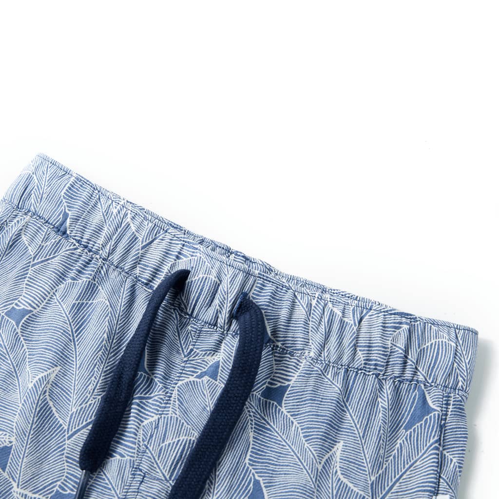 Kindershorts mit Kordelzug Dunkelblau 128